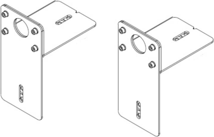 Image du produit Multibrackets Winkelhalterung zu Samsung OH75F/B/A