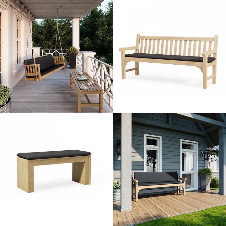 Actual product image Vicco Bench cover (120 x 6 x 40 cm)