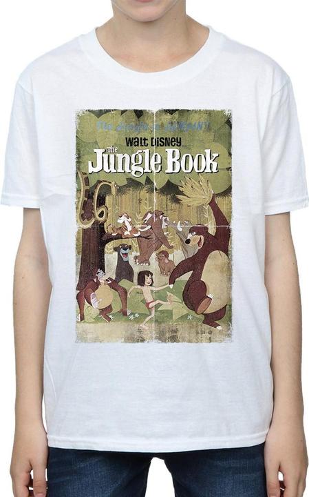 Produktbild Disney The Jungle Book Retro Poster TShirt Jungen (140, 146)