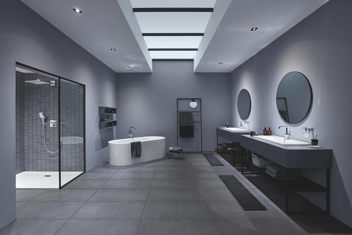 Actual product image Grohe Rainshower SmartActive 310 Cube overhead shower set (2 Beam types, 25 l/min)