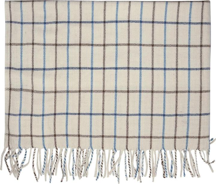 Immagine prodotto Greengate Coperta Lyla in lana a quadri bianca 130 x 180 cm (130 x 180 cm)