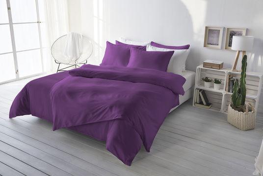 Produktbild Living Home Uni Satin (Bettwäsche Set, 240 x 240 cm, 65 x 100 cm)
