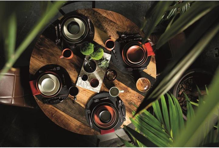 Image du produit Sambonet Besteck-Set Jungle 24-teilig, Schwarz (24 pièce(s), Set de couverts)