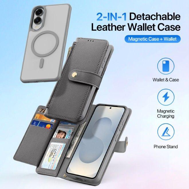 Immagine prodotto Dux Ducis Lawa Series MagSafe Kunstleder Bookcover Hülle (Samsung Galaxy S25 Edge)