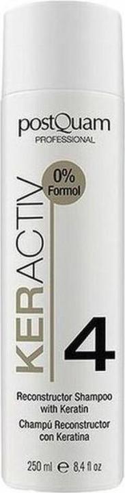 Image du produit Postquam HAIRCARE KERACTIV Shampooing reconstructeur à la kératine 250 ml (250 ml, Shampoing liquide)