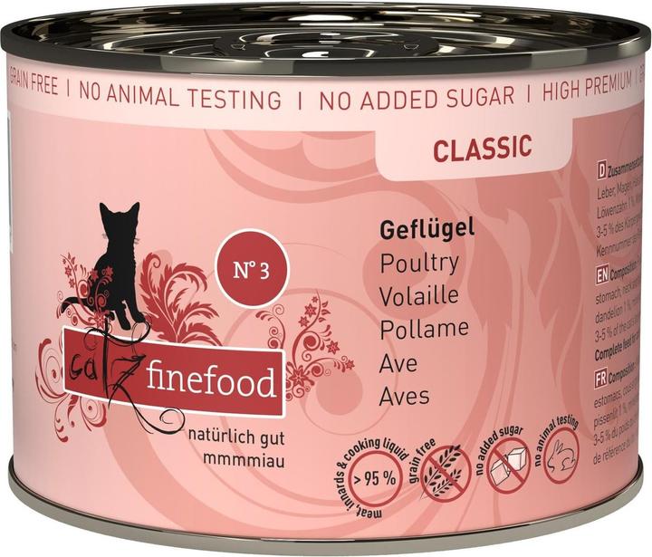 Produktbild Catz Finefood No.03 Geflügel (Adult, 6 Stk., 210 g)