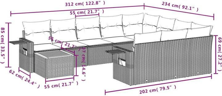 Image du produit VidaXL Catalina bois de fer