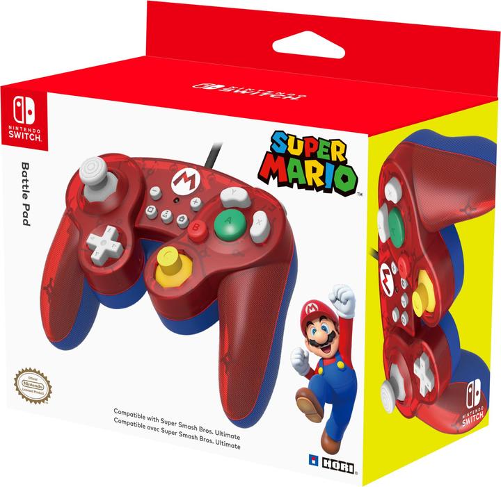 Actual product image HORI Battle Pad - Mario (Switch)