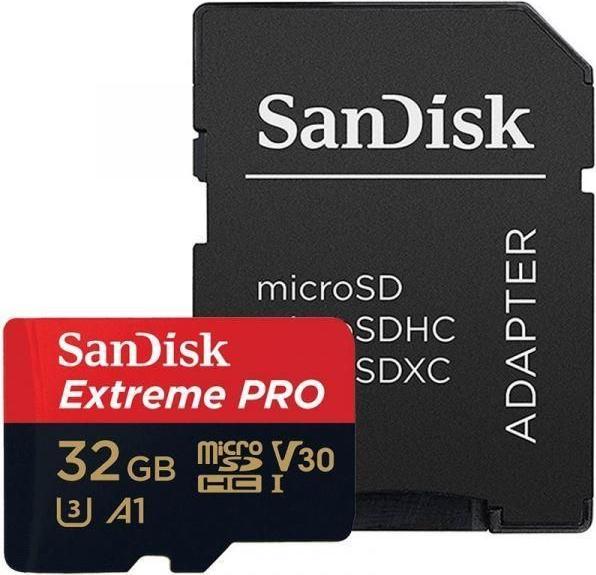 Produktbild SanDisk Extreme PRO UHS-I V30 (32 GB, microSDHC, U3, UHS-I)