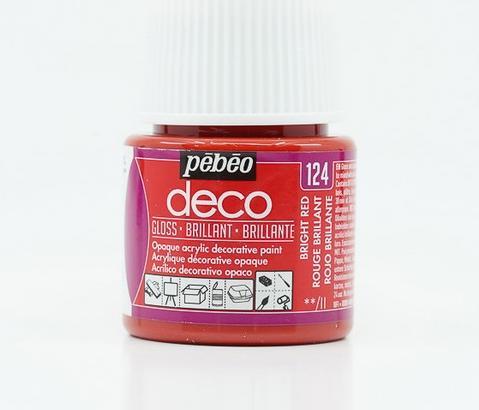 Immagine prodotto Pebeo Deco Colore acrilica lucida (Rosso lucido, 45 ml)