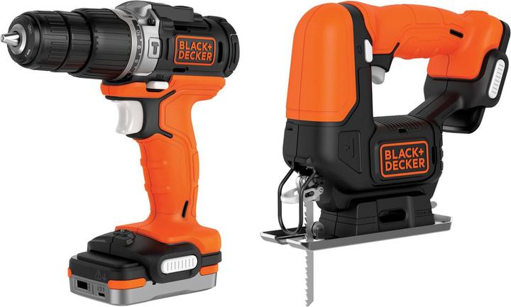 Image du produit Black & Decker Perceuse et scie sauteuse sans fil Black+Decker 2K