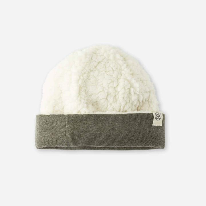 Produktbild Cloby Teddy Mütze Reversible Forest Green