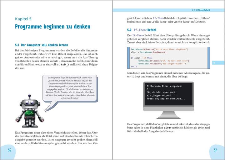 Produktbild Programmieren lernen für Kinder mit Small Basic (Deutsch, Dirk Hardy, 2021)