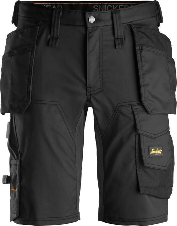 Actual product image Snickers Workwear Snickers Korte Broek 6141 Staal Grijs - Zwart (5804) Maat 048 (48)