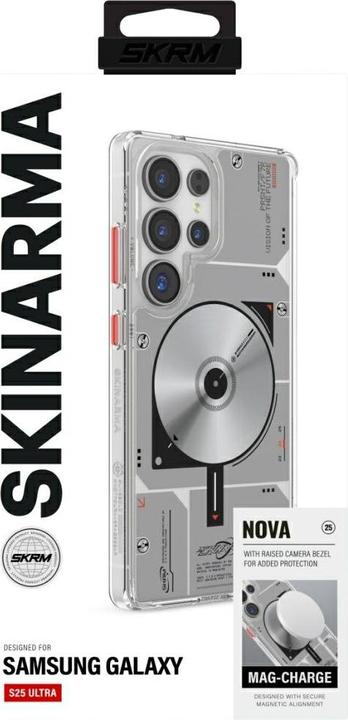 Actual product image Skinarma Case Nova MagSafe for Samsung Galaxy S25 Ultra transparent (Samsung Galaxy S25 Ultra)