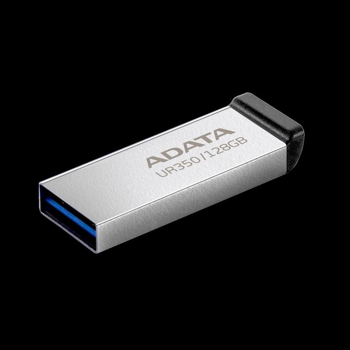Actual product image Adata Pendrive UR350 USB3.2 Gen1 Metal black (128 GB, USB-A)