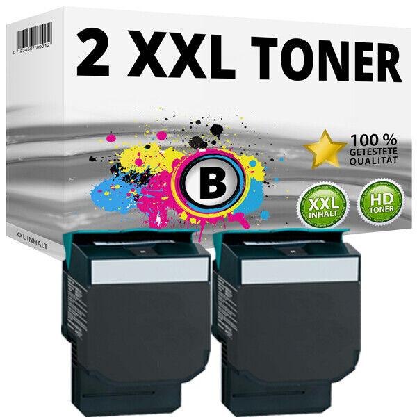 Actual product image Druckfuxx 2 XL TONER für LEXMARK CS317DN CS417DN CS517DE CX317DN CX417DE CX517DN