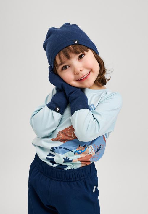 Image du produit Reima Moufles en laine enfants Eino Navy (3, 4)