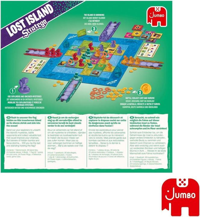 Etichetta energetica Jumbo Stratego Lost Island, d/f/i (Tedesco, Francese, Italiano)
