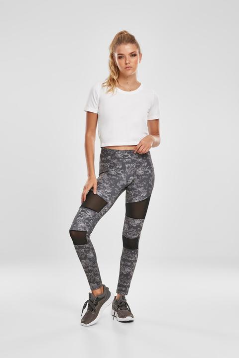 Actual product image Urban Classics Ladies Camo Tech Mesh Leggings (S)