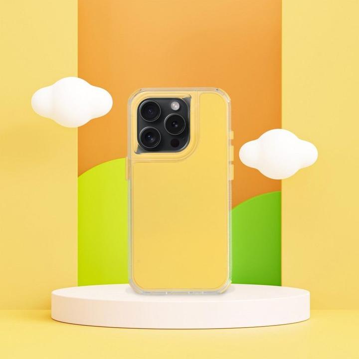 Actual product image OEM LCD display! MATRIX Case for IPHONE 16 Pro Max yellow (Apple iPhone 16 Pro Max)