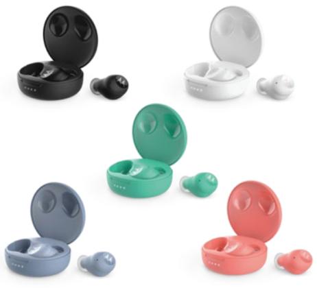 Produktbild Motorola True Wireless In-Ear-Kopfhörer Vervebuds 250 Weiss (ANC, 6 h, Kabellos)