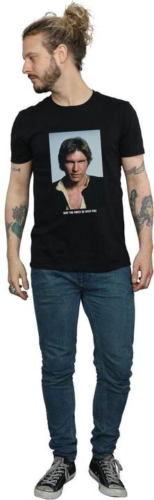 Immagine prodotto Star Wars Han Solo May The Force Maglietta Uomo (M)