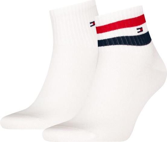 Tommy Hilfiger Socken Söckchen 2P Weiss (2er Pack, 43 - 46)