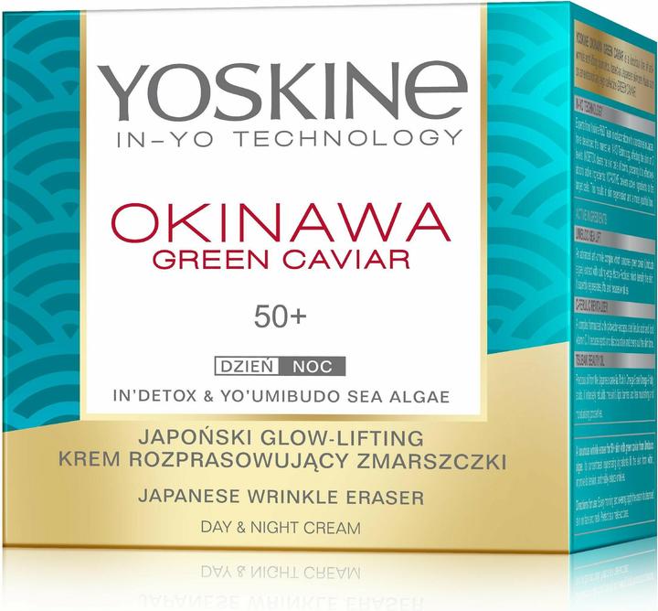 Image du produit Yoskine Okinawa Žalias Caviar 50+ Crème japonaise éclat-lift pour effacer les rides de jour et de nuit 50ml (50 ml, Crème 24h)