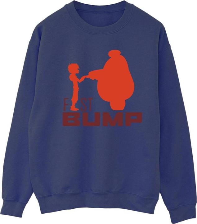 Actual product image Disney Womens/Ladies Big Hero 6 Baymax Fist Bump Cutout Sweatshirt (L)
