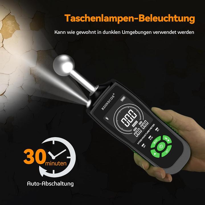 Actual product image Rdinscos Moisture Meter