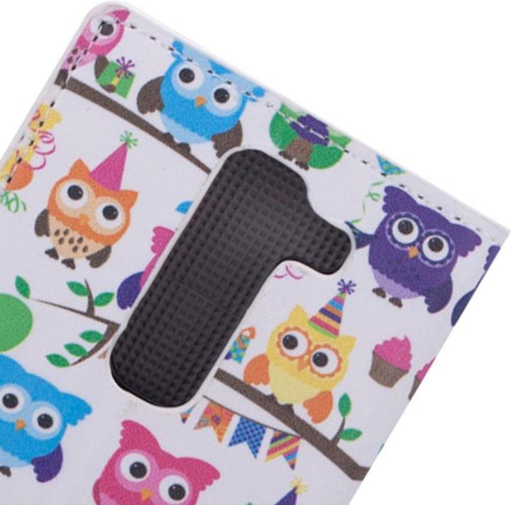 Produktbild König Design Handyhülle Tasche für Handy LG Spirit Bunte Eulen Party (LG Spirit C70)
