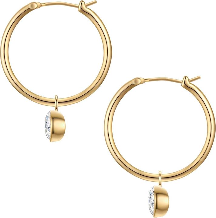 Image du produit Yokoamii Créoles pour femmes - 36278 (Laiton)