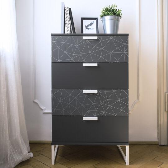Immagine prodotto D-C-Fix Pellicola adesiva uni silk opaca antracite 67,5x200 cm