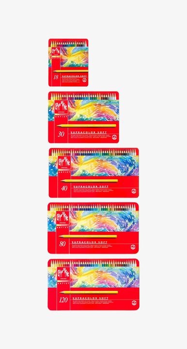 Actual product image Caran d'Ache Supracolor Aquarelle Metallschachtel (Multicoloured, 40 x)
