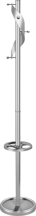 Produktbild Kerkmann Garderobenständer Adria, 5 Haken, Schirmhalter & Tropfmulde, H 1800 x ø 310 mm, Stah...