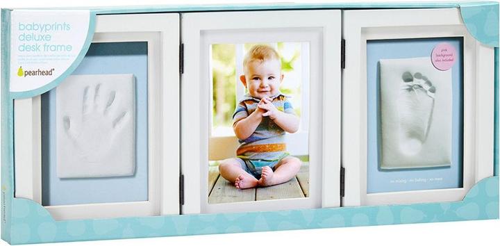 Actual product image Pearhead Table Photo frame with impression material