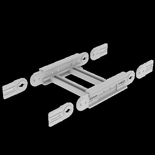 Image du produit Unex 67412-04 Coude articulé vertical 85x400 en U23X RAL7035