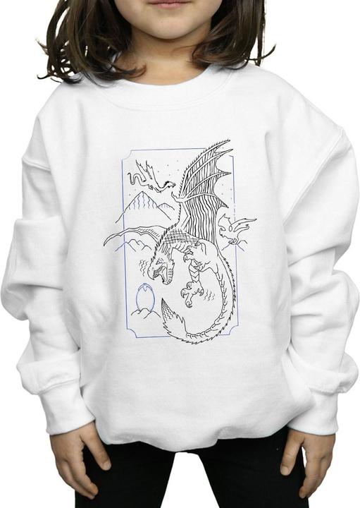 Image du produit - Sweat DRAGON LINE ART - Fille (116)