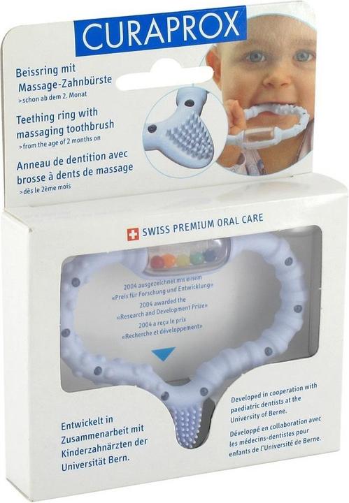 Actual product image Curaprox CuraBaby teething ring Boy