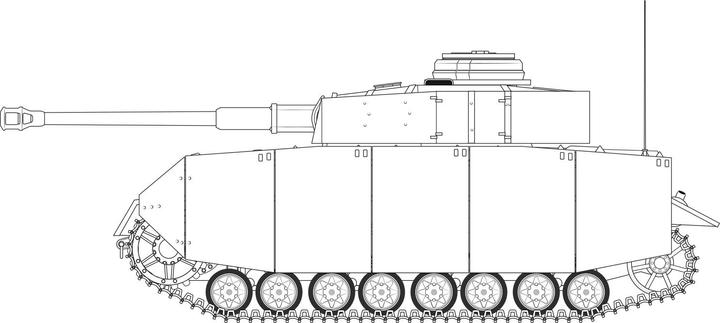 Actual product image Airfix Kit tank iV version H 1:35