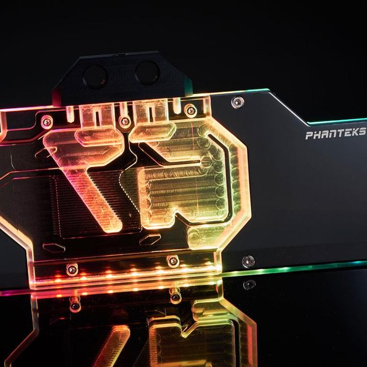 Image du produit Phanteks Glacier G2080Ti Founders Edition Full Water Block RGB - Chrome