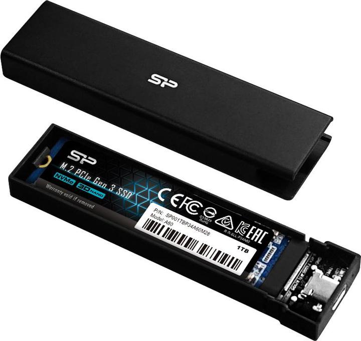 Produktbild Silicon Power PD60 Speichergehäuse (M.2 2230, M.2 2260, M.2 2242, M.2 2280)
