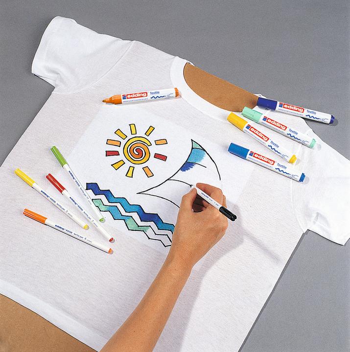 Actual product image Edding Textile Marker 4500 (Sorted, 2 mm, 5 x)