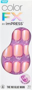 Produktbild KISS Glue-on nails ImPRESS Color FX - Satellite 30 pcs (Light Pink)