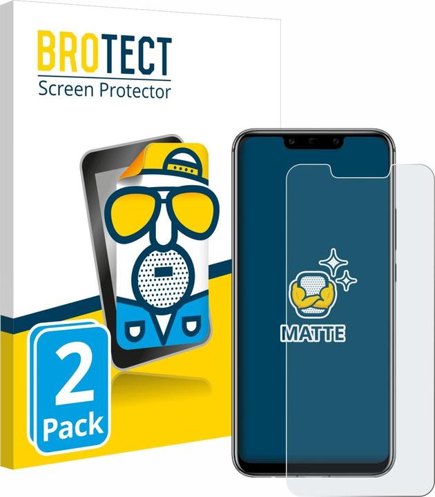 Actual product image BROTECT Protector Anti-Glare (2 Piece, Mate 20 Lite)