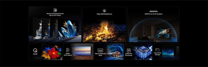 Produktbild TCL 98C6K (98", QLED, Mini-LED, 4K, 2025)