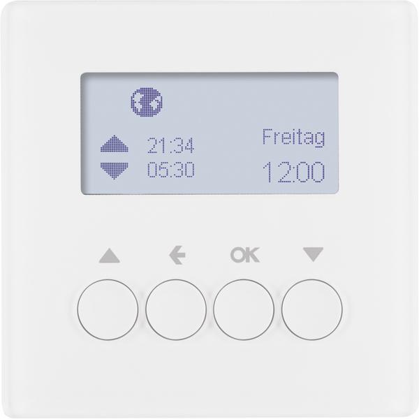 Berker Temporizador para persianas, plataforma.Net, para series Q.x de hager, blanco polar