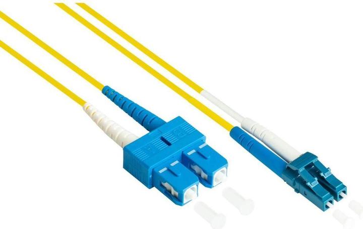 Immagine prodotto Varia Patchkabel LWL Duplex OS2 (Singlemode, 9125) LCSC, LSZH, austauschbare Polaritt (15 m)