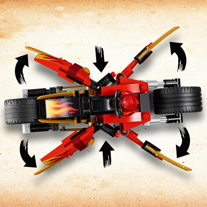 Actual product image LEGO Zane's Fire Bike Snowmobile (70667, LEGO Ninjago)